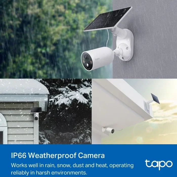 TP-Link Tapo C425 KIT Cámara de seguridad 2K con batería y panel solar
